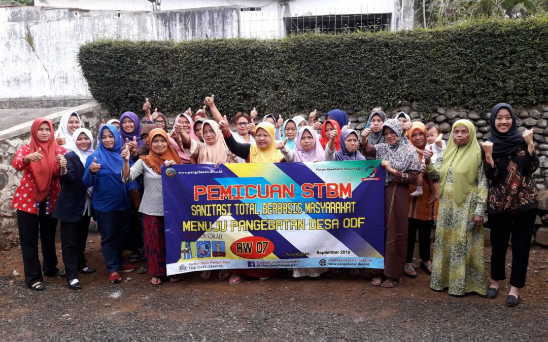 Pemicuan STBM (Sanitasi Total Berbasis Masyarakat) Desa Pangebatan Kecamatan Karanglewas