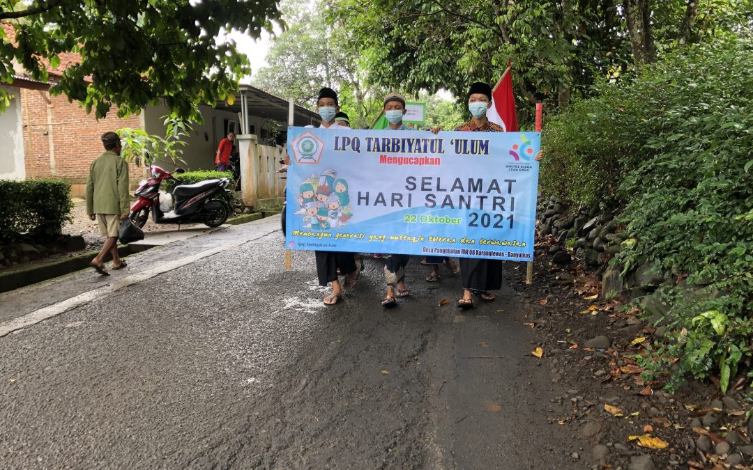 Arak-arakan HARI SANTRI NASIONAL didesa pangebatan